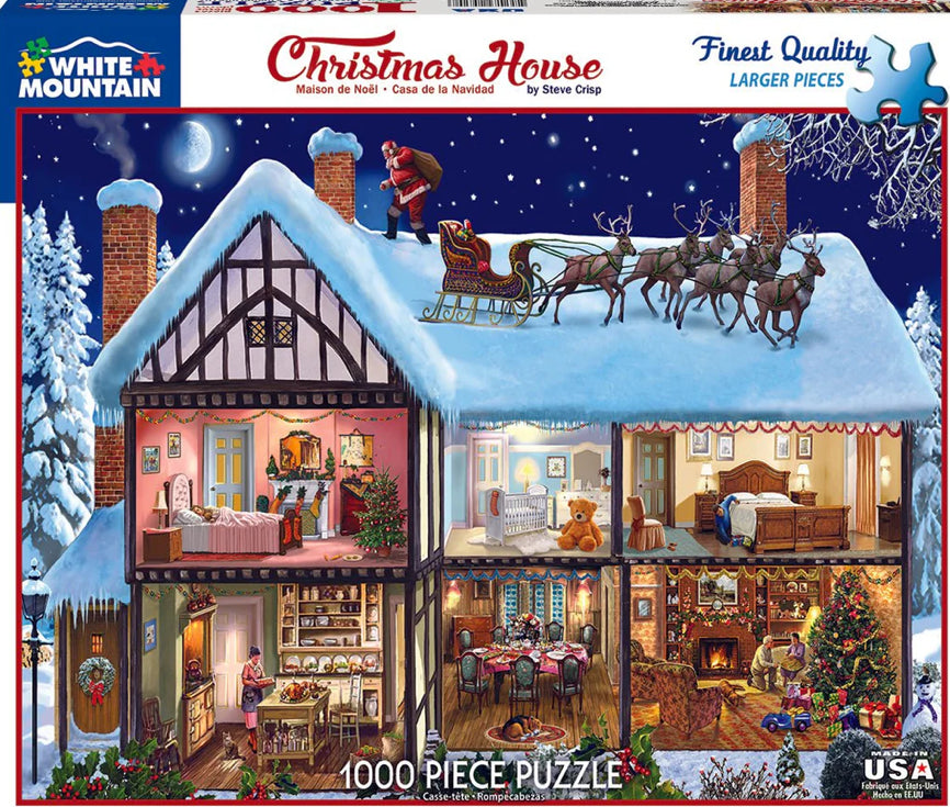 Christmas House Puzzle 1000pc