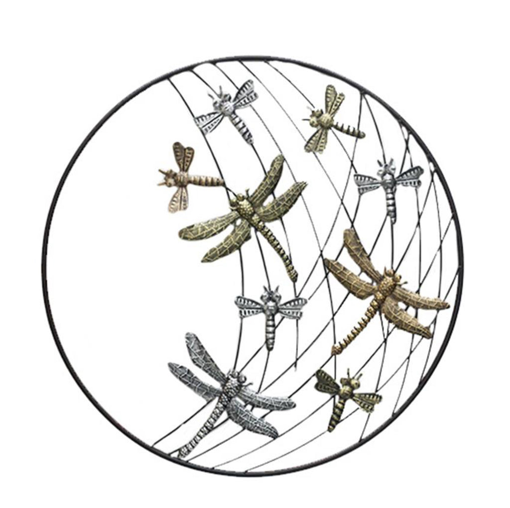 Dragonfly Cirlce Wall Decor - Lighten Up Shop