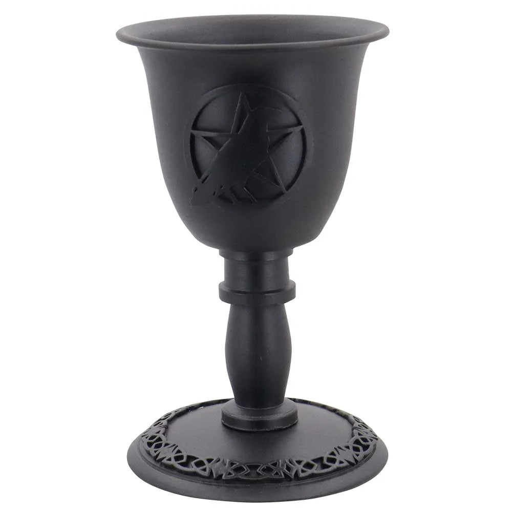 Raven Goblet Mini Candle Holder 4”