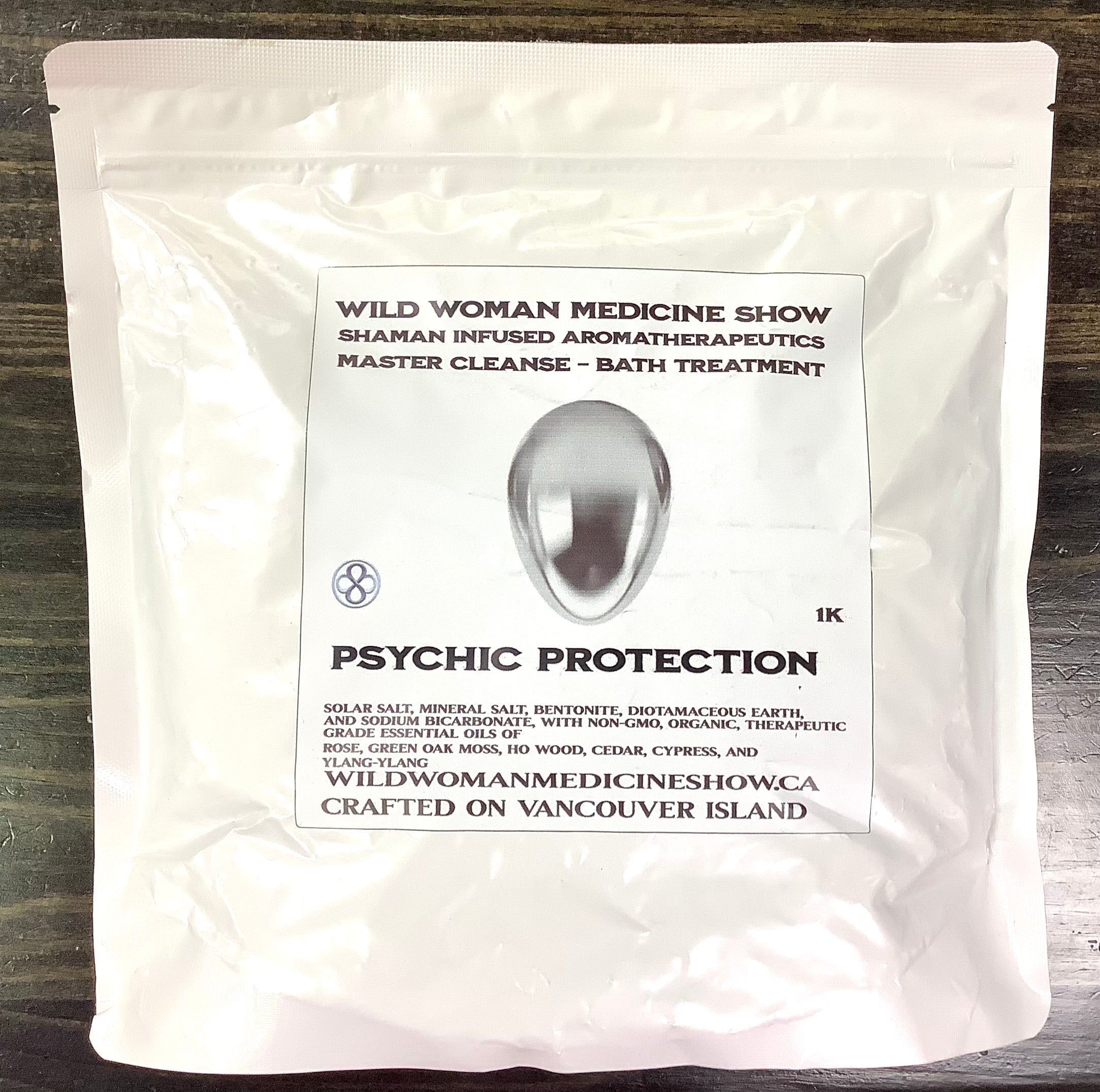 Psychic Protection Bath Treatment (1kg) Wild Woman Medicine Show - Lighten Up Shop