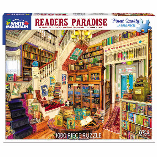 Readers Paradise Puzzle 1000pc - Lighten Up Shop