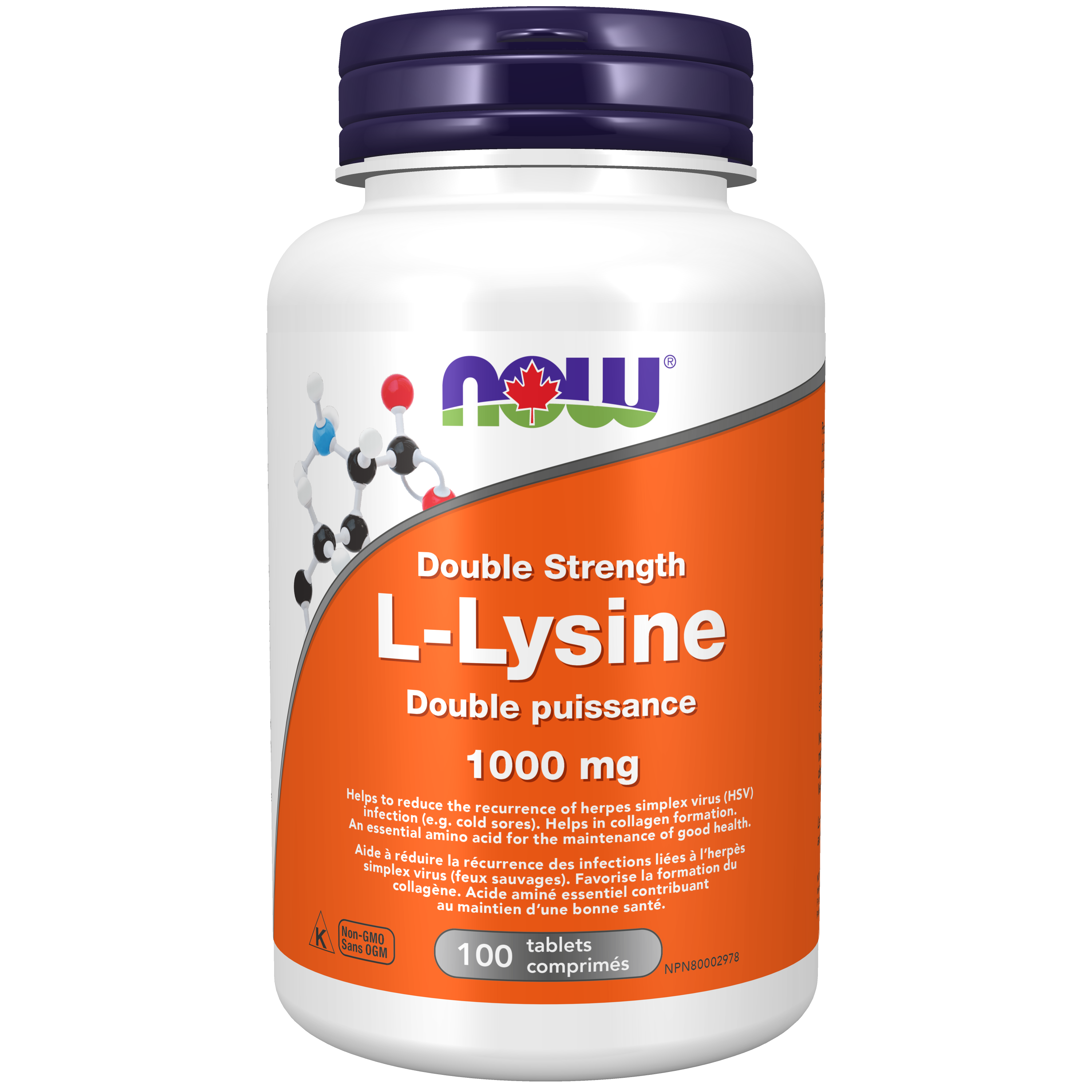 L-Lysine Double Strength 1000mg - Lighten Up Shop