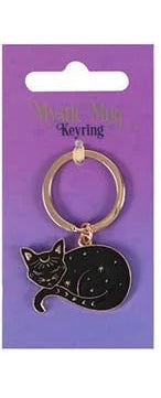 Black Cat Keychain - Lighten Up Shop
