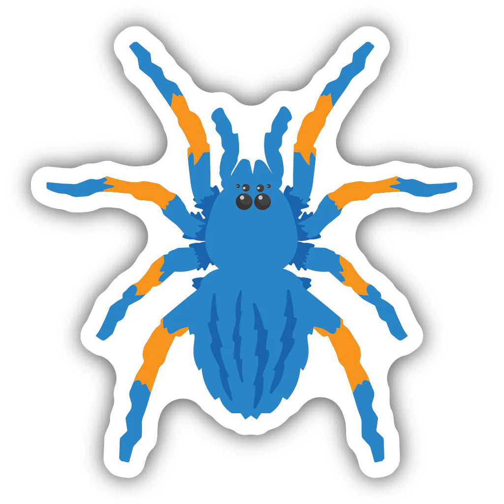 Blue Spider Sticker - Lighten Up Shop