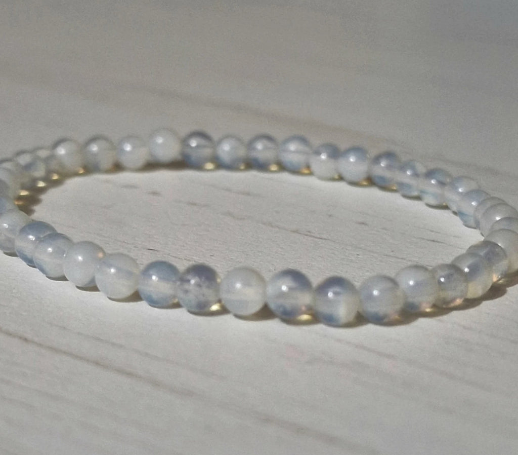 Opalite Bracelet 4mm - Lighten Up Shop
