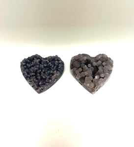 Grape Agate Heart 1.75”