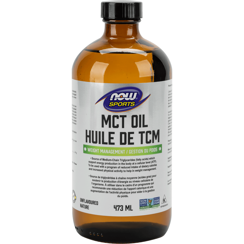 NOW Sports MCT Oil 473ml - Lighten Up Shop