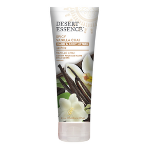 Desert Essence Spicy Vanilla Chai Lotion 237ml - Lighten Up Shop