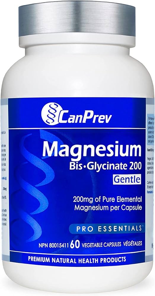 Magnesium Bis-Glycinate 200 Gentle - 60 Caspsule - Lighten Up Shop