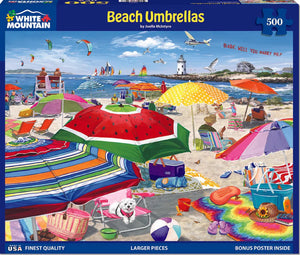 Beach Umbrellas Puzzle 500pc