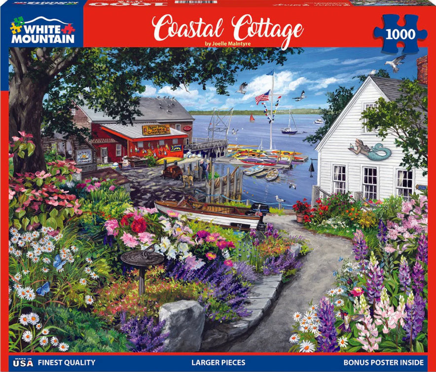 Coastal Cottage Puzzle 1000pc - Lighten Up Shop