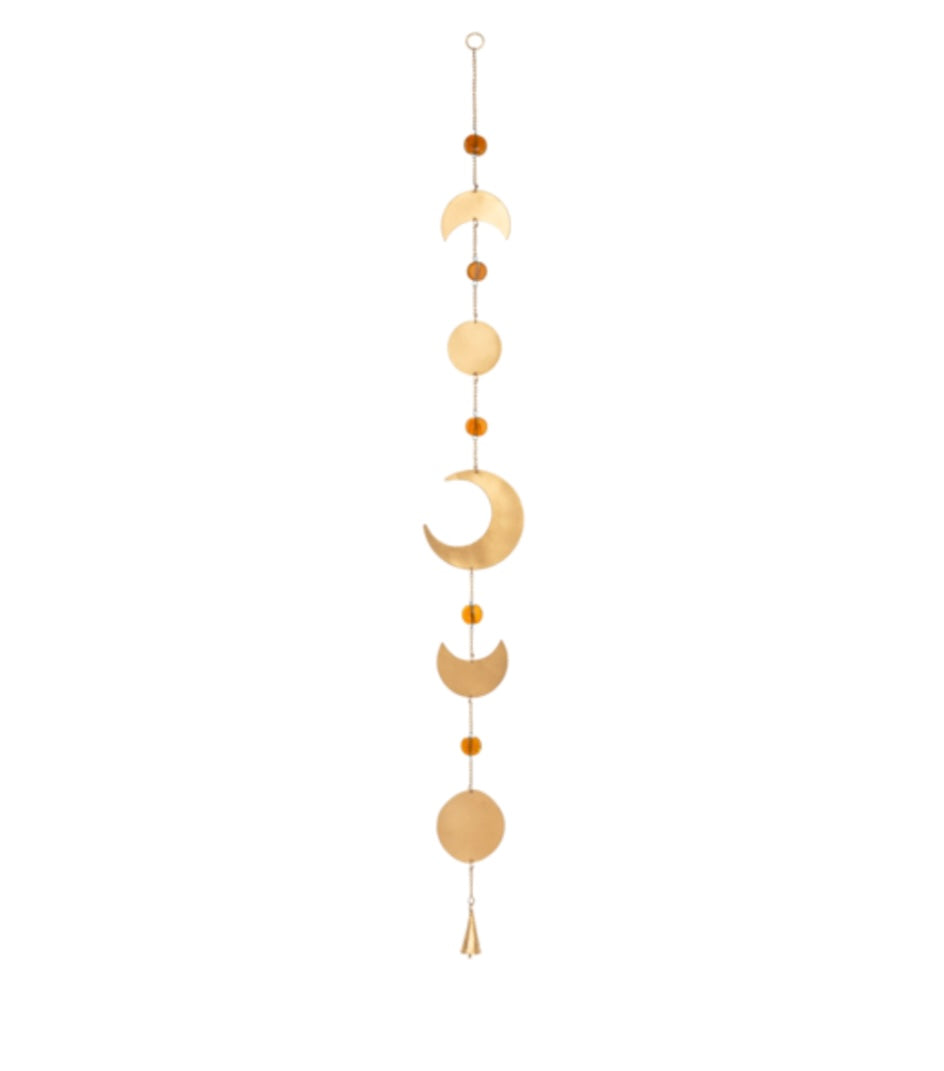 Metallic Moon Phases Windchime - Lighten Up Shop