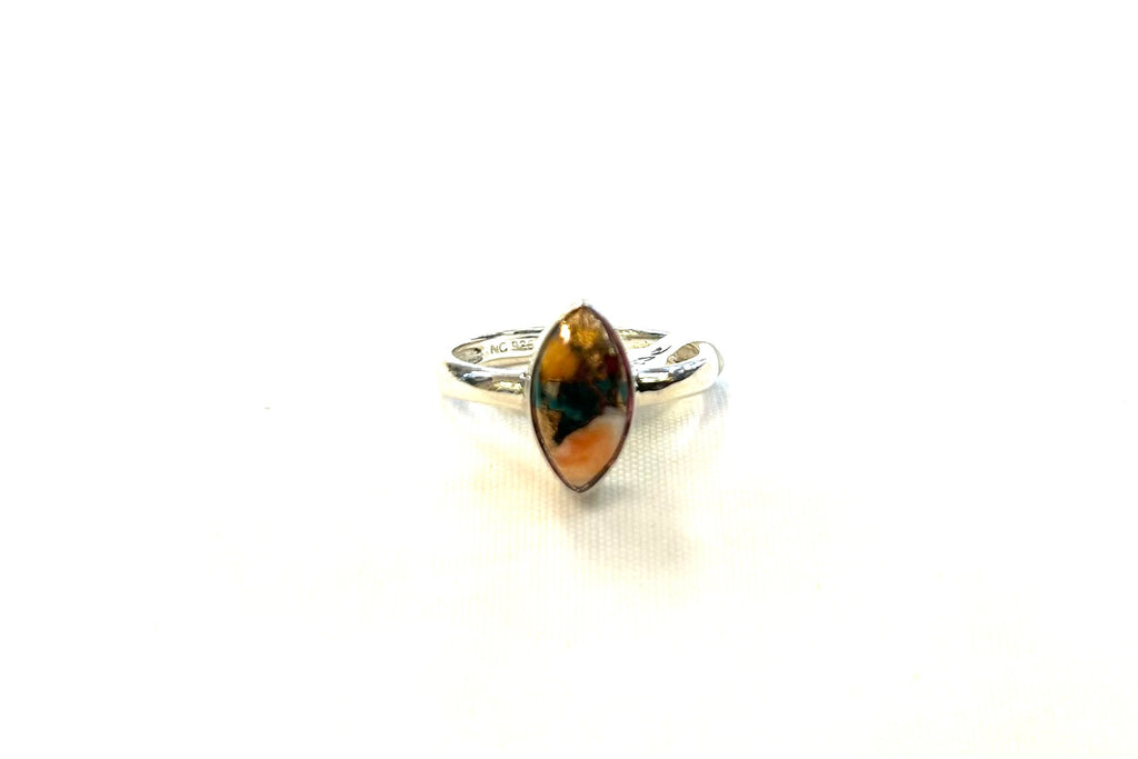 Oyster Turquoise Marquise Ring - Lighten Up Shop