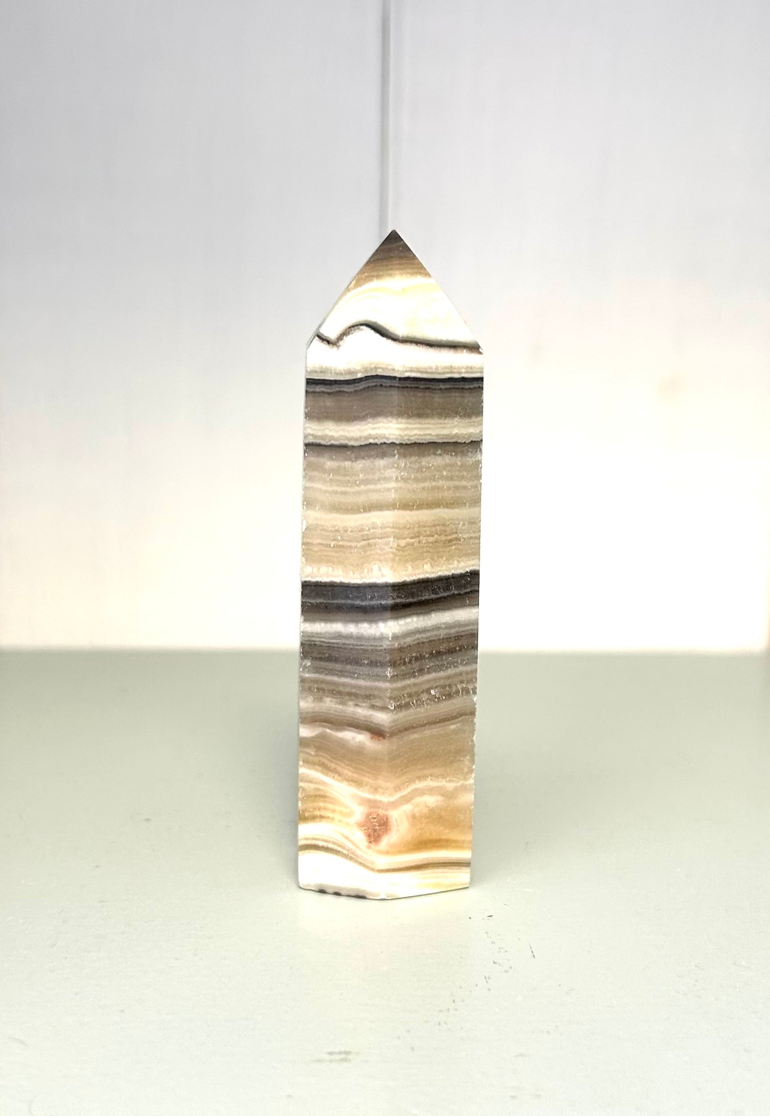 Black Phantom Calcite Tower - Lighten Up Shop