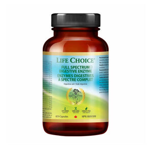 Life Choice Full Spectrum Digestive Enzymes - 60 V-Capsules - Lighten Up Shop