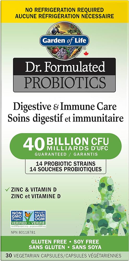 Dr. Formulated Probiotics Digestive & Immune Care 40 Billion 30 Capsules - Lighten Up Shop