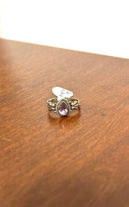 Amethyst Ring Medium Teardrop (35)