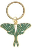 Luna Moth Keychain