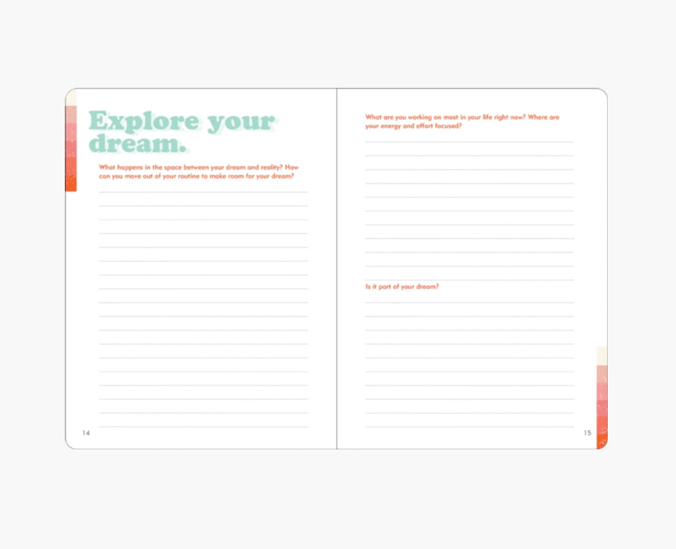 Make It Happen: A Journal to Identify and Actualize Your Goals - Lighten Up Shop