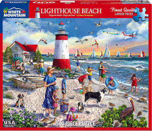 Lighthouse Beach Puzzle 500pc