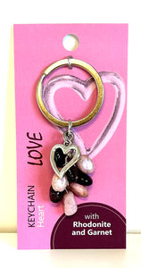 Love Crystal Keychain