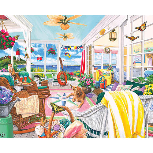 Summer Porch Puzzle 1000pc - Lighten Up Shop