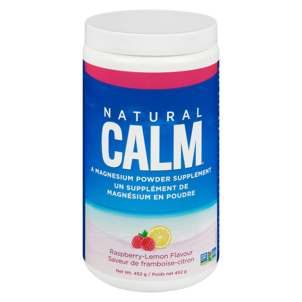 Natural Calm Magnesium Powder 452g (Raspberry-Lemon) - Lighten Up Shop