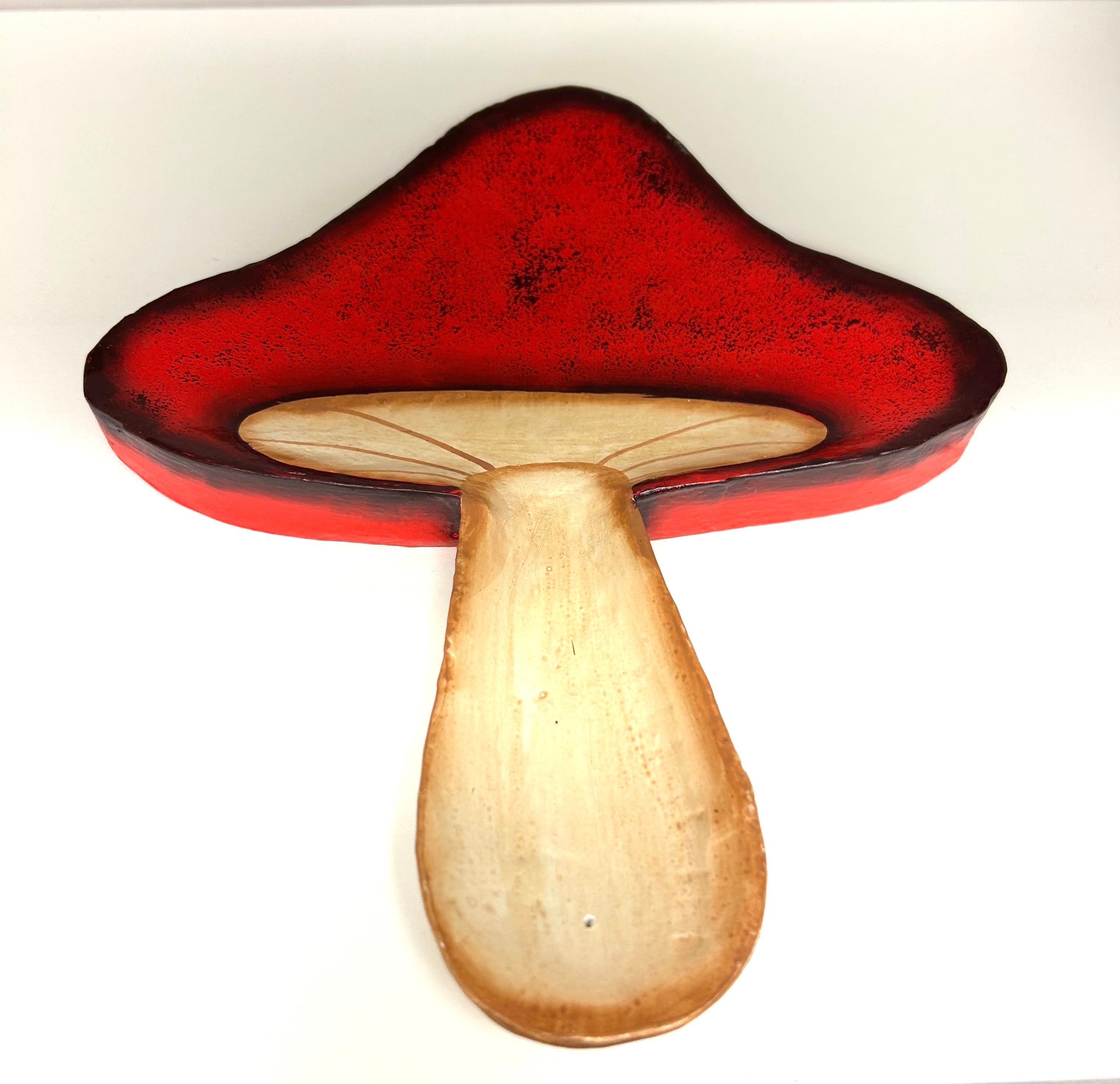 Wood Mushroom Incense Burner