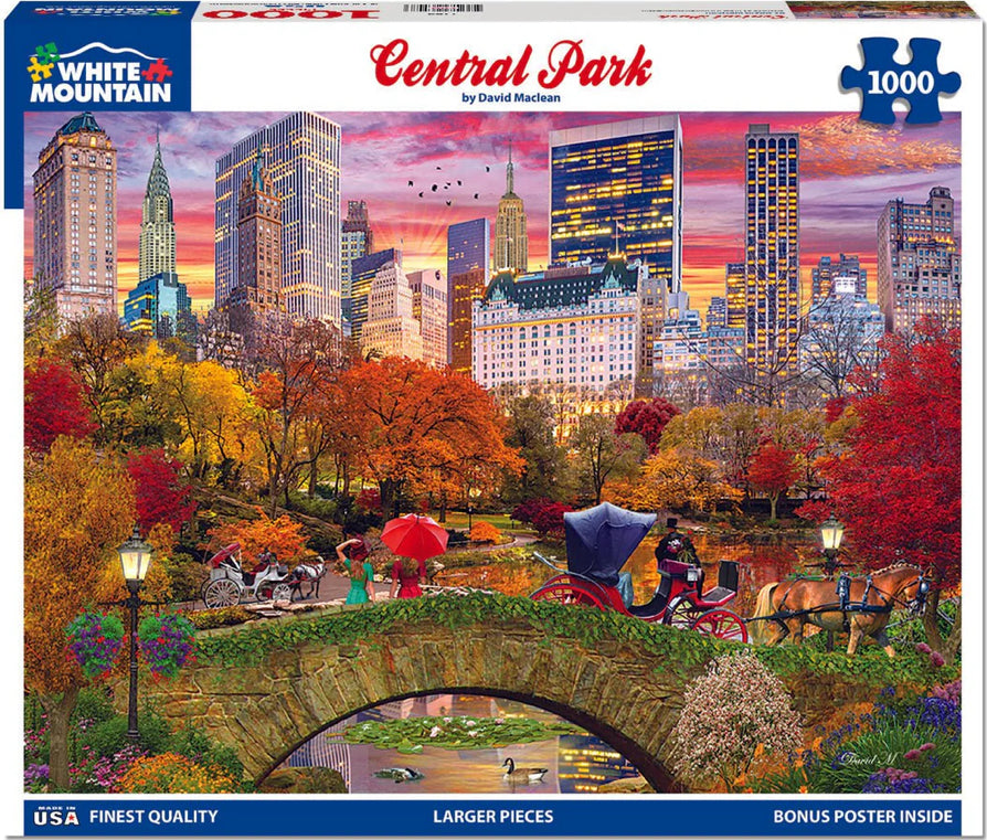 Cental Park Puzzle 1000pc - Lighten Up Shop