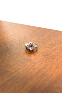 Amethyst Ring Medium Teardrop (35)