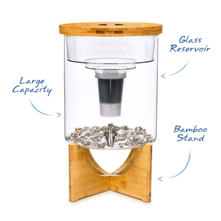 Santevia Glass Water System (Countertop) - Lighten Up Shop