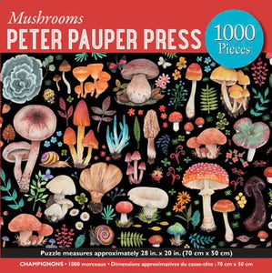 Mushrooms 1000pc Puzzle - Lighten Up Shop