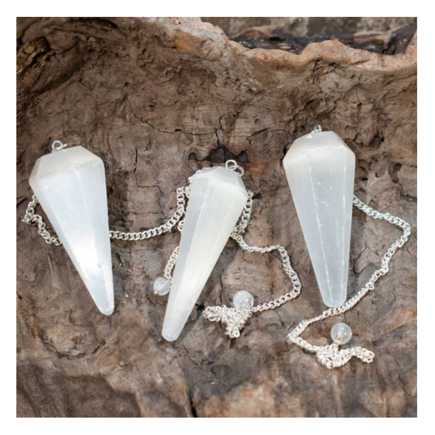 Selenite Pendulum - Lighten Up Shop