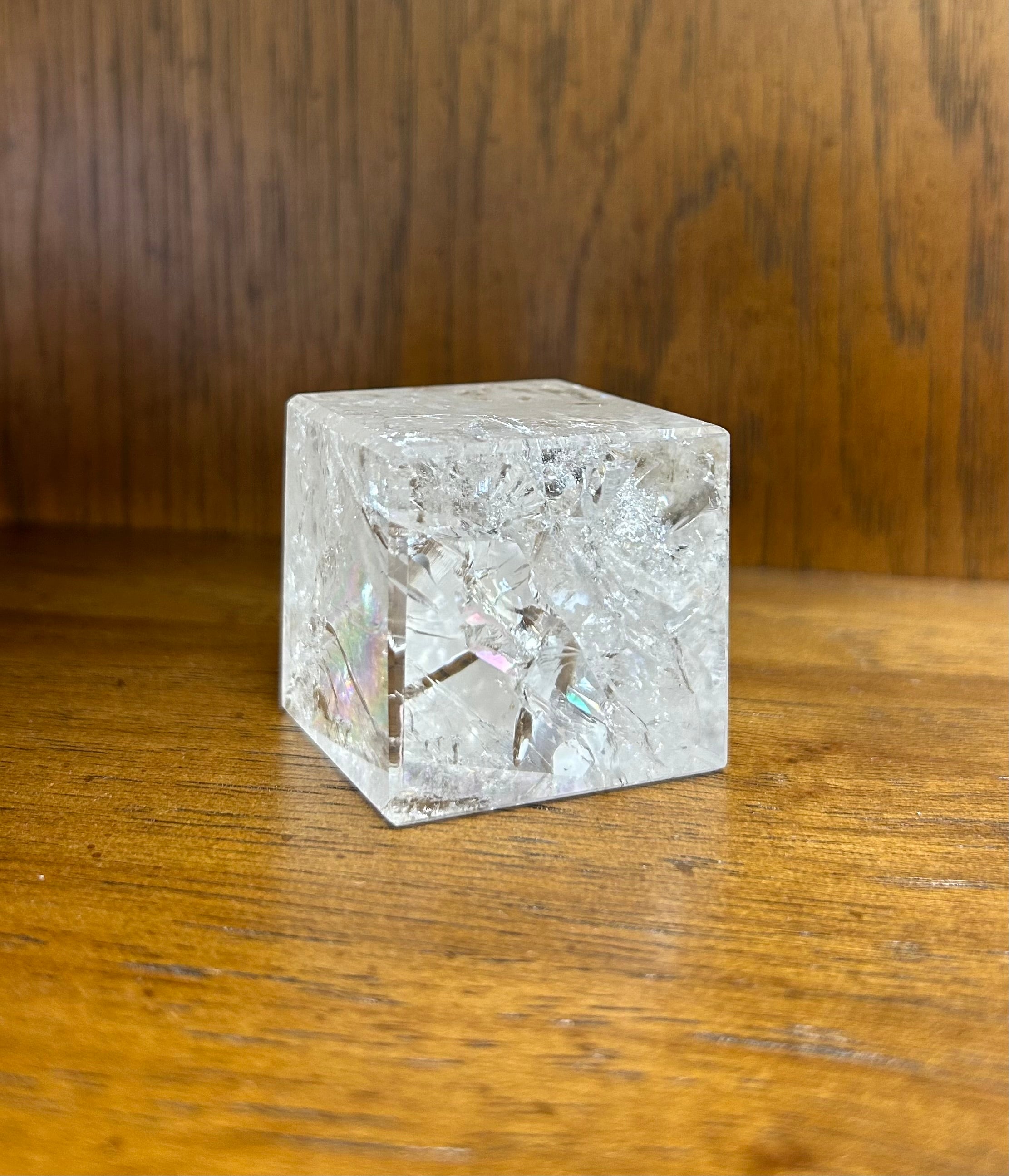 Clear Quartz Cube 1.5”