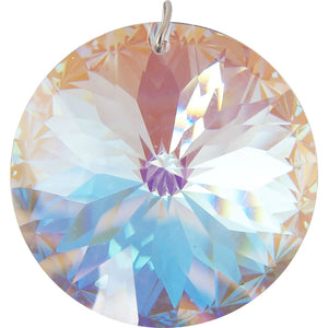 Aurora Borealis Crystal - Round