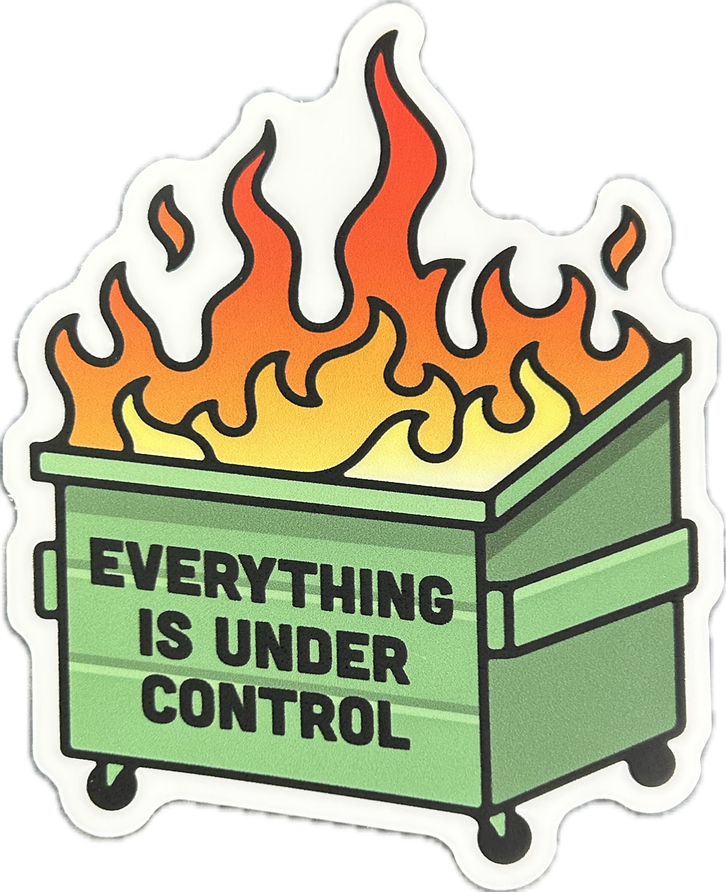 Everything is Under Control Sticker - Lighten Up Shop