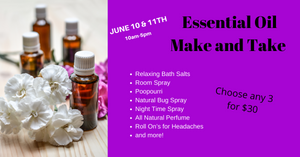 Essential Oil Make and Take - Lighten Up Shop