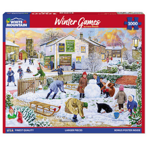 Winter Games Puzzle 1000pc - Lighten Up Shop