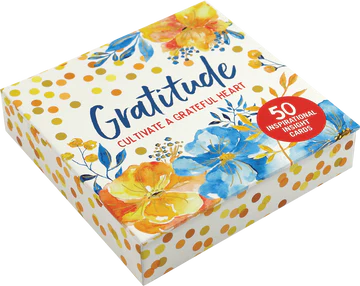 Gratitude - Cultivate A Grateful Heart Inspirational Cards - Lighten Up Shop