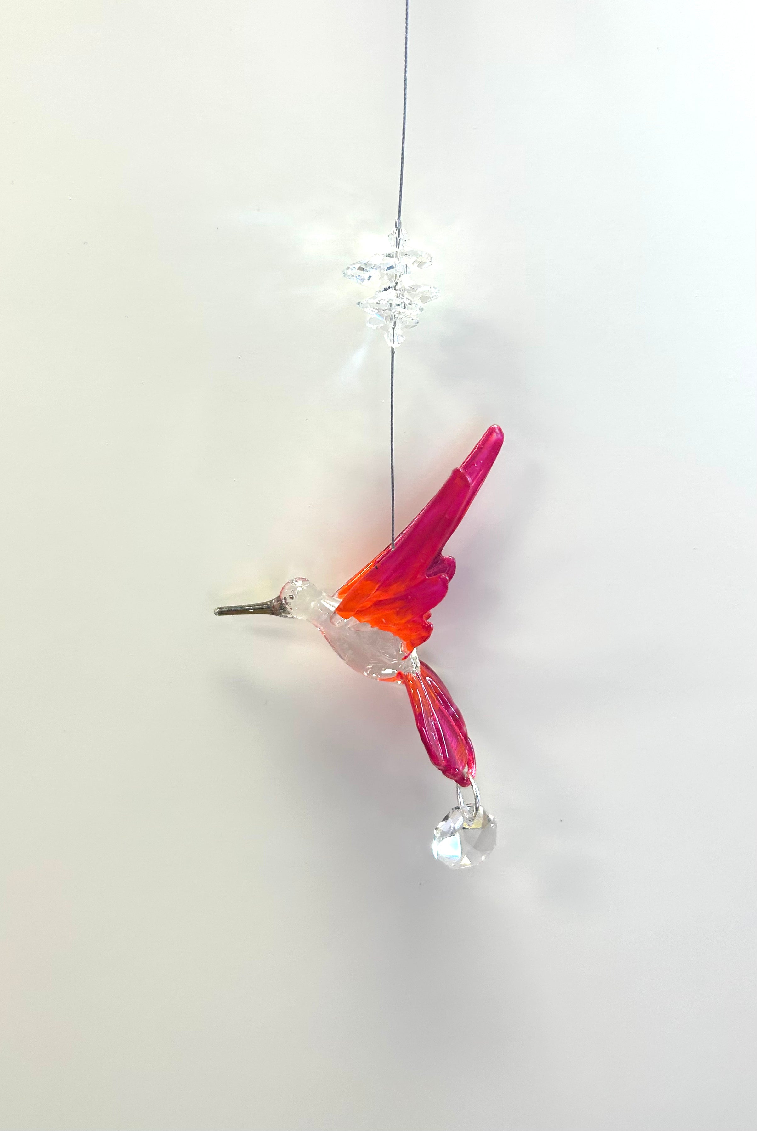 Glass Hummingbird Suncatcher - Lighten Up Shop