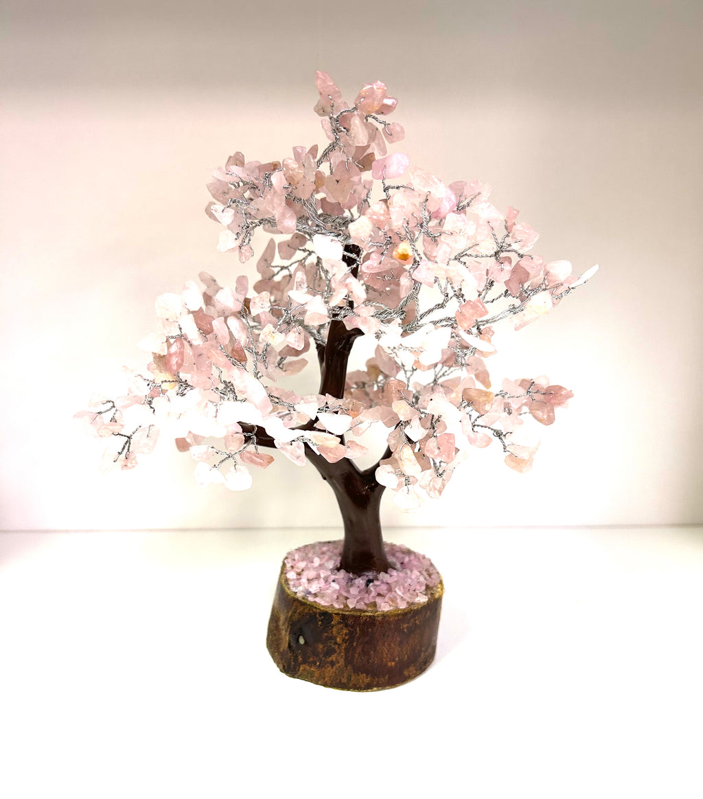 Rose Quartz Gem Tree - Lighten Up Shop