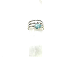 Larimar Ring ($64) - Lighten Up Shop