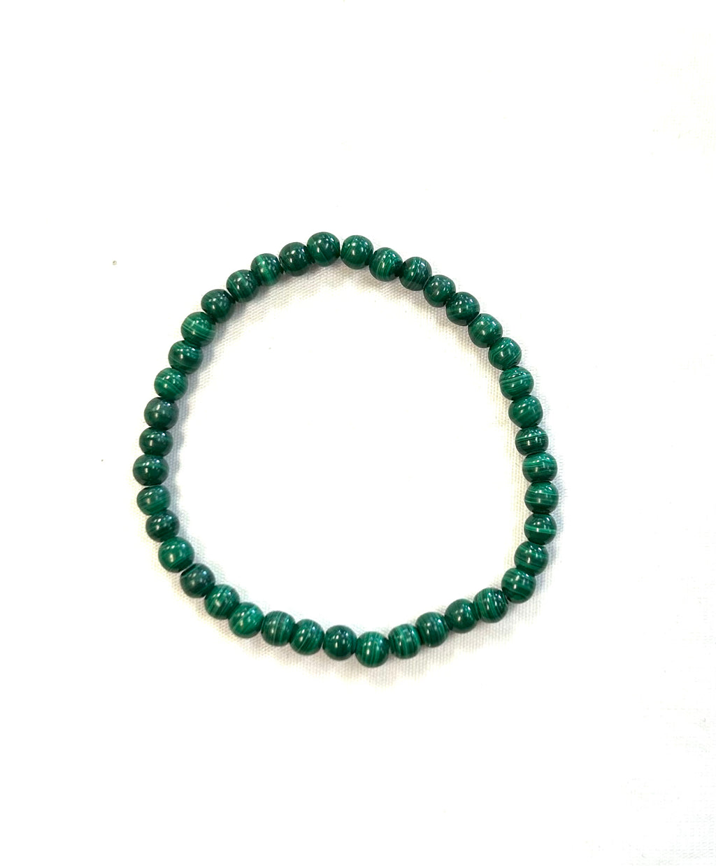 Malachite Bracelet (Small Bead) - Lighten Up Shop