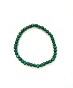 Malachite Bracelet (Small Bead) - Lighten Up Shop