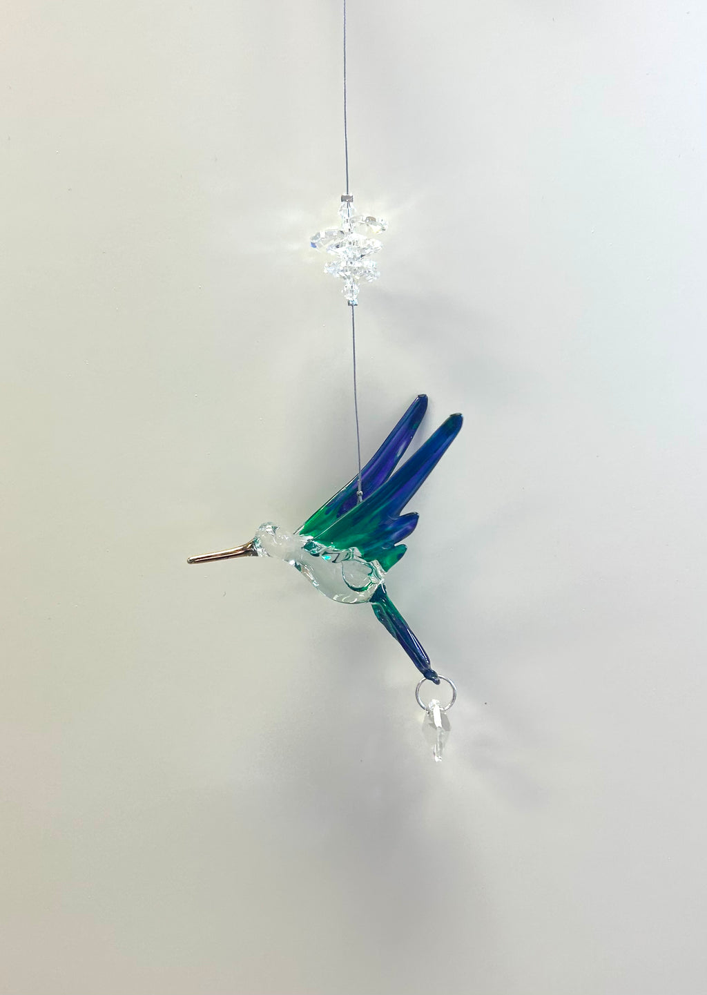 Glass Hummingbird Suncatcher - Lighten Up Shop