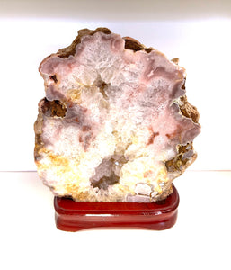 Pink Amethyst on Stand - Lighten Up Shop