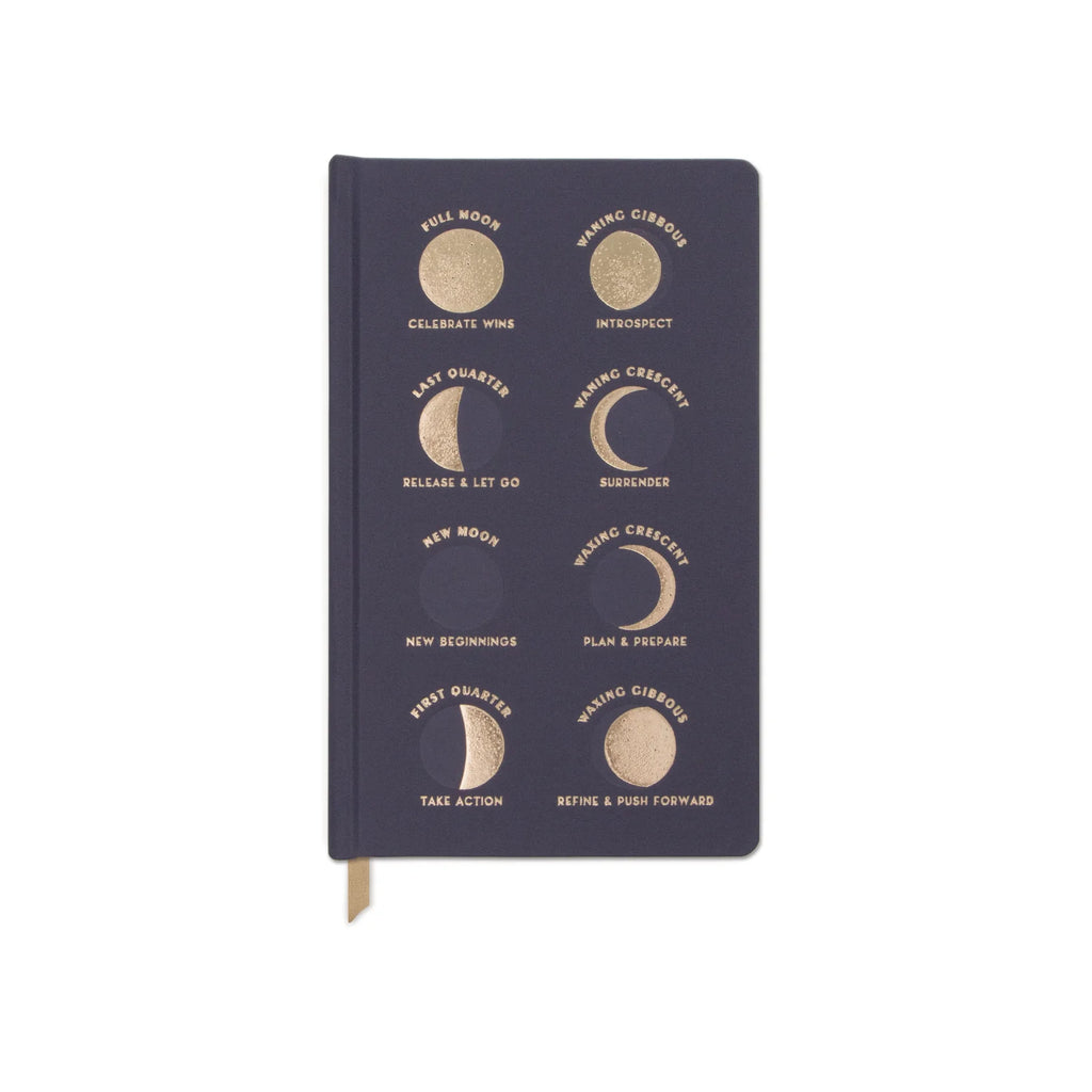 Lined Moon Journal - Lighten Up Shop