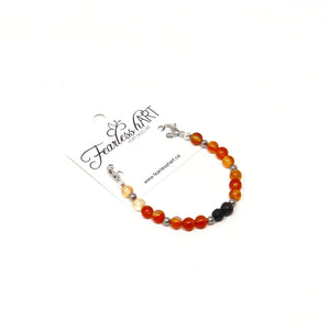 Fearless Hart Crystal Bracelet (to go with FH leather patch) - Lighten Up Shop