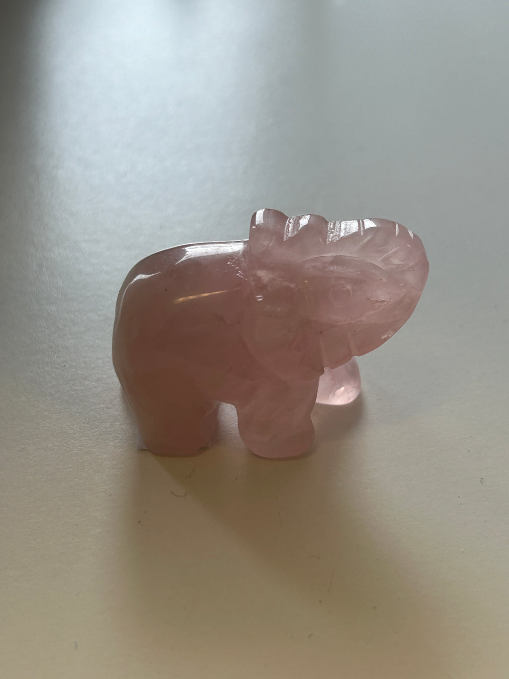 Rose Quartz Elephant - Lighten Up Shop