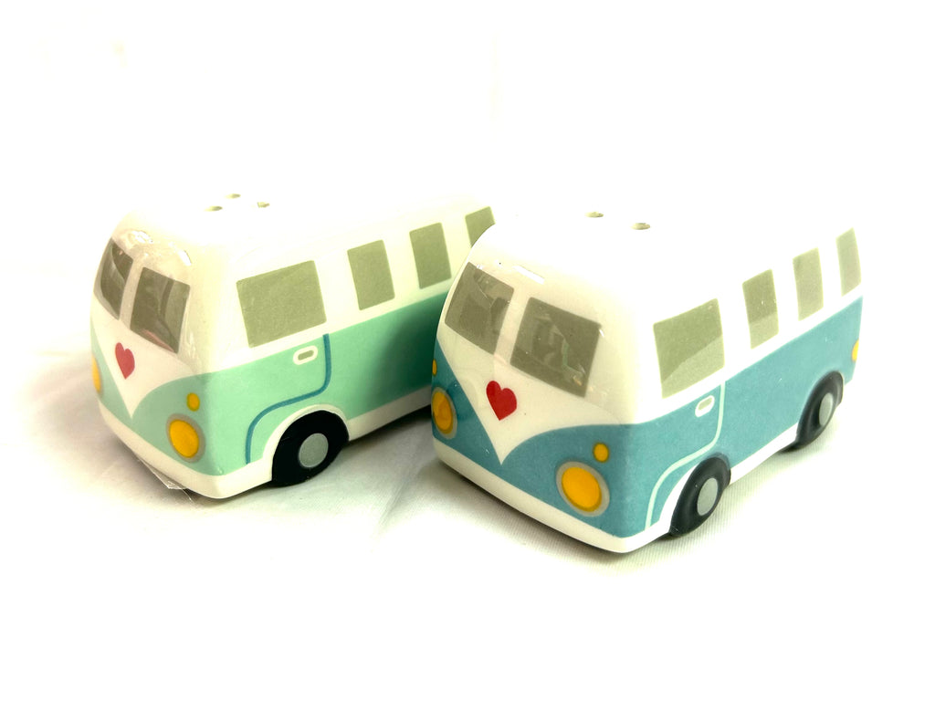 Ceramic Bus Salt and Pepper Shakers - Lighten Up Shop